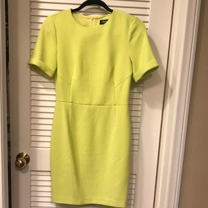 Oasis yellow boss lady dress